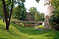 Cesis castle, ditch